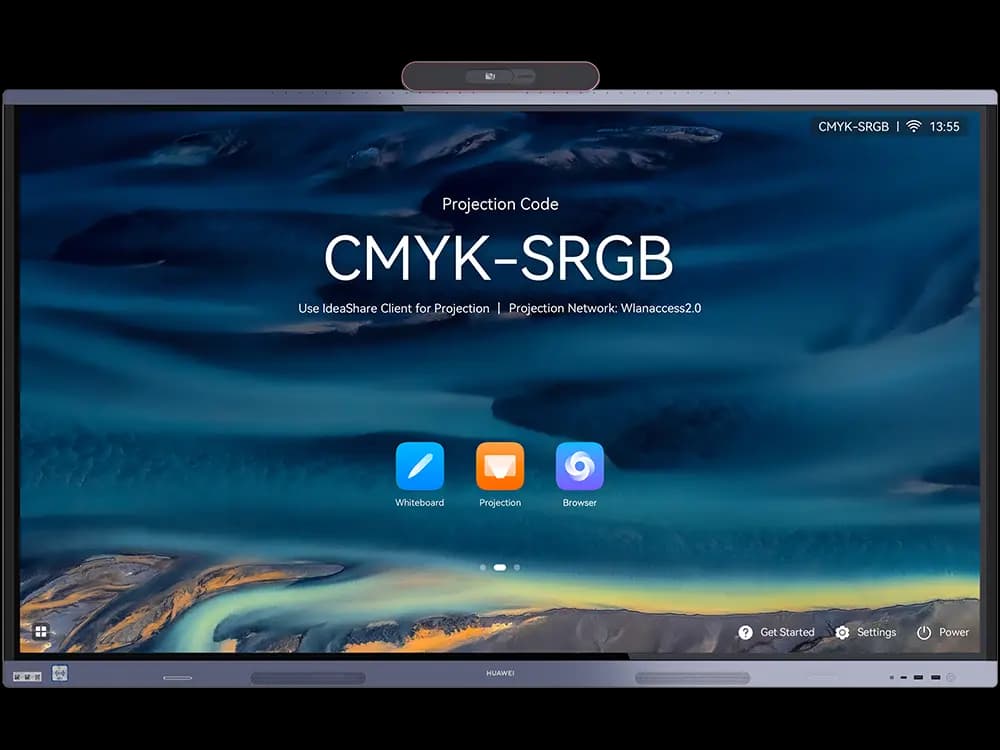 HUAWEI IdeaHub ES3 65″ 4K Interactive Display IHE3-65SA, 4K Dual-lens Camera, 3D Stereo Sound, 24-mic Array IHE3-65SA